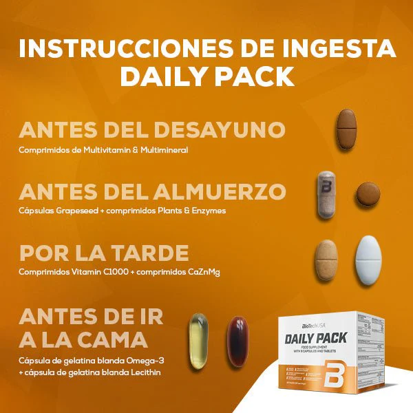 Daily Pack multivitamina - 30 paquetes - Image 2