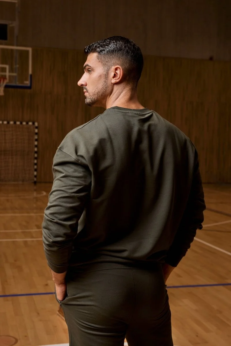FLEXTRACK Sudadera con cuello redondo para hombre - Image 2