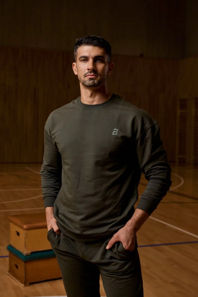 FLEXTRACK Sudadera con cuello redondo para hombre - Image 3