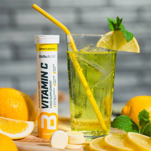 Pastilla efervescente de vitamina C - 20 comprimidos - Image 2