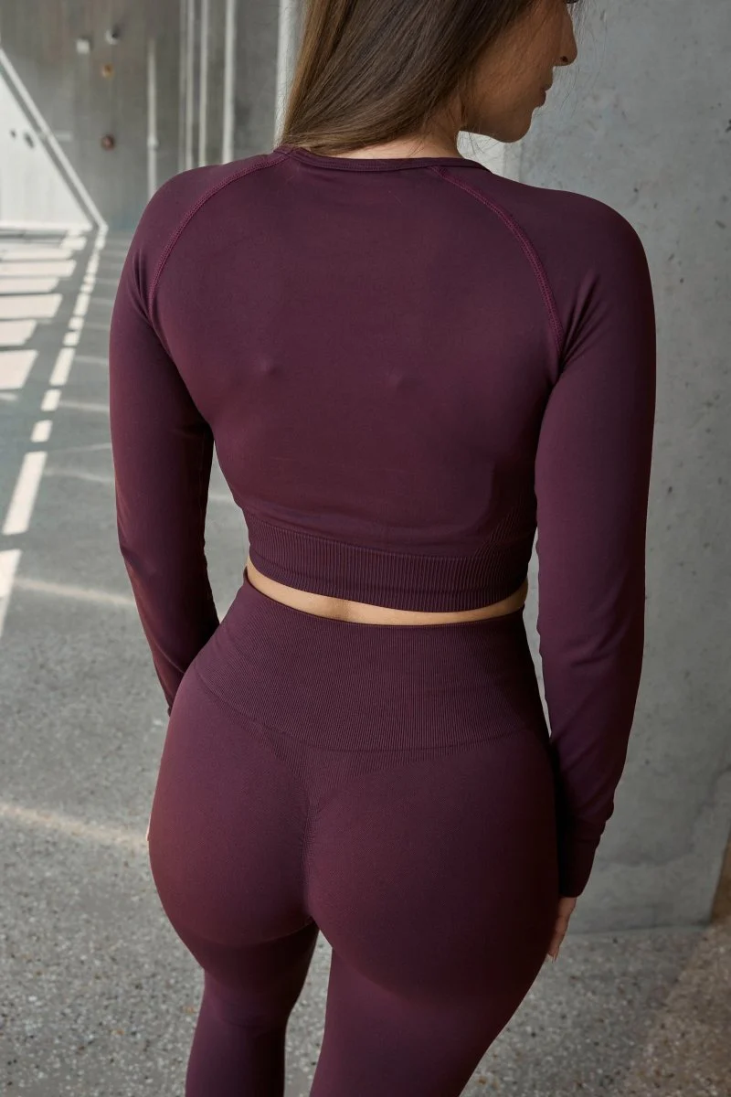 SEAMLESS LONG-SLEEVE CROP de manga larga de mujer - Image 2